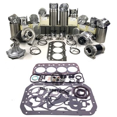 کیت تعمیرات اساسی D1102 برای قطعات یدکی کوبوتا سیلندر پیستون کیت واشر حلقه های پیستون