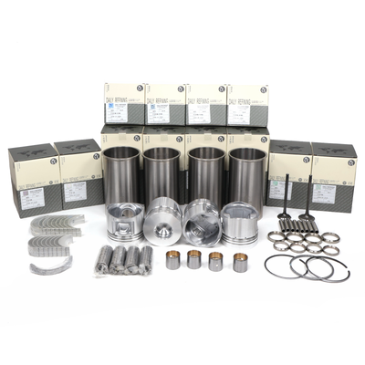 کیت بازسازی کیت اورهال PC200-5 PC120-5 6d95 4D95 برای قطعات جایگزین کوماتسو، لاینرهای سیلندر، پیستون ها، کیت واشر، رینگ پیستون
